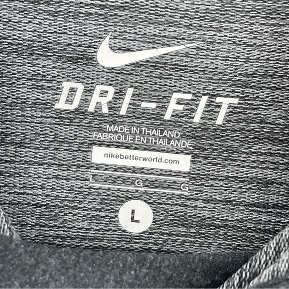 Nike Men’s Size Large sleeveless Hoodie Dri Fit 742616-010 gray - Picture 6 of 8